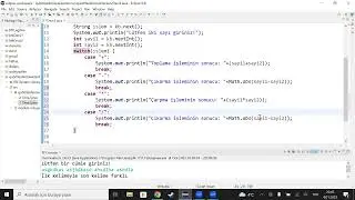 Java Dersleri: 11 - Switch Case