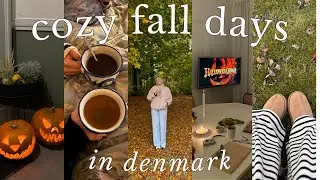 cozy fall days in denmark | carving pumpkins, diy crafts + cooking!