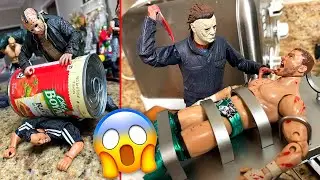 MASSIVE HORROR ACTION FIGURE SETUP! KITCHEN EDITION!