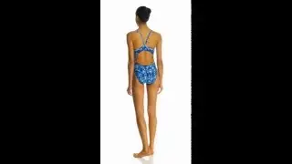 Speedo Optical Burst Flyback One Piece Swimsuit | SwimOutlet.com