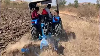 30 hp Sonalika pulling Jaihind single bottom hydraulic plough Mob -9823535318