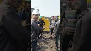 New shantui dozer commissing completed dosto. #shantui #viral #video