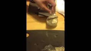 How to eat an artichoke heart!