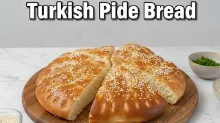 Soft & Fluffy Turkish Pide Bread | Easy Turkish Flatbread Recipe
