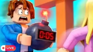 Exciting BOMBnSurvival Roblox livestream #roblox #game #minecraft #live #shorts
