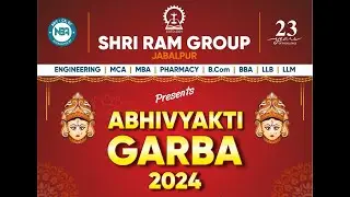 Abhivyakti Garba 2024 Shri Ram Group  Shri Ram Institute of Technology