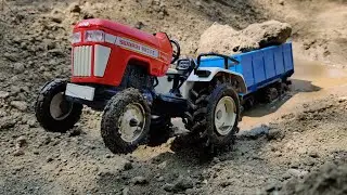 Swaraj Tractor  vs Excavator working | New Holland Tractor pulling out | Bommu Kutty