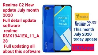 Realme C2 New update July 2020 New features