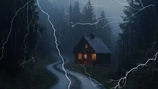 HEAVY RAIN & THUNDER SOUNDS ⛈️ | Deep Sleep Storm Ambience for Inner Peace