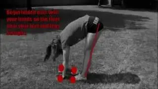 Inchworms - Cheerleading Drills for Strength and Conditioning (Abs / Six Pack)