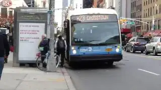 MTA NYCT Bus: 2012 Nova-LFSA M23 Buses #5294 & #5274 at 8th Ave-W 23rd St (Weekend)