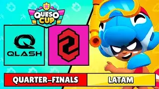 QLASH LATAM vs ZEROZONE | CUARTOS LATAM | QUESOCUP JURASSIC SPLASH EDITION | Brawl Stars