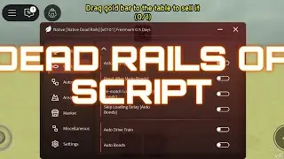 Dead Rails [Alpha] OP script | ROBLOX MOBILE | Bring all items, auto bonds, auto aim and more