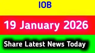 iob share latest news || iob share latest news today 