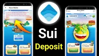 Wave wallet sui deposit || Wave wallet ocean mining || Wave wallet withdraw