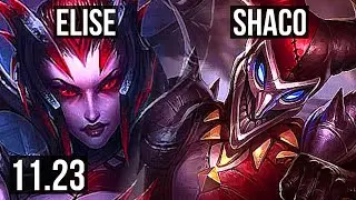 ELISE vs SHACO (JNG) | Rank 5 Elise, 8/1/3 | BR Challenger | 11.23