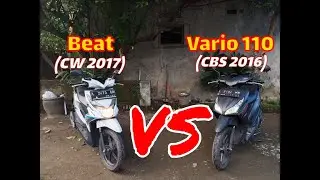 KOMPARASI - Honda Vario 110 CBS 2016 VS Honda Beat CW 2017 | Antara Pendahulu dan Penerus