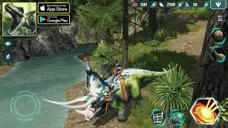 Dino Tamers: Jurassic MMORPG | Dinosaur Hunter in Open World - Gameplay (Android & iOS)