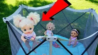 BABY ALIVE AUDREY Climbs Out Of Play Pin And Learns A BIG Lesson!