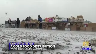 As Winter cold hits, Mt. Carmel continues outdoor community food distribution
