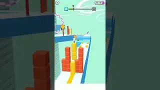 Cube Surfer Free Online Game #shorts 🟧 #cubesurfer