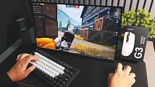 MCHOSE G3 8K Wireless Gaming Mouse 🌿 | PUBG MOBILE 240 FPS PC Version TDM Sniper Only (MVP 5.4 KD)