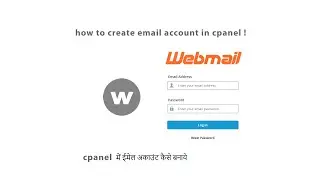 How to create email account in Cpanel and login Webmail / email account and webmail login