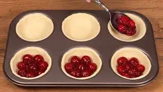 Hast du Blätterteig und Kirschen?  Die gesündere Alternative zum Krapfen!!