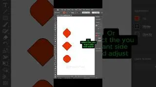 Smooth Corner Shape Trick 🔥 | Illustrator🇺🇸 #illustrator #graphic #photoshop #shorts #tips #usa