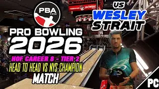 PBA Pro Bowling 2026 | Зал славы, карьера, 8 матчей, 2 встречи | Личные встречи против чемпиона ш...