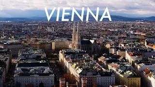 Winter in Vienna, Austria 🇦🇹 60 Minutes of beautiful Aerial Stock Footage