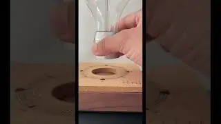 Beautiful Levitating Light Bulb💡Flyte Manhattan Walnut