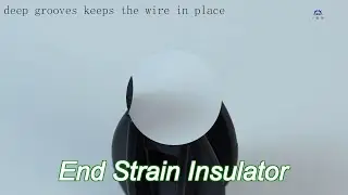 corrosion resistant polypropylene egg strain insulators for protective farm fencing