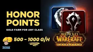 Farming gold from pvp honor points in wow classic easy for any class #wowclassic #goldfarm #pvp