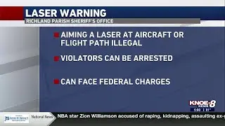 Richland Parish Sheriff&rsquo;s Office opens investigation into laser interference with air evac helico...
