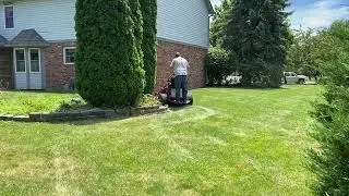Mowing with the toro grandstand! #toro 