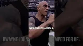 Dwayne Johnson gets us HYPED for the first UFL Game! 🔥😤 #ufl #dwaynejohnson