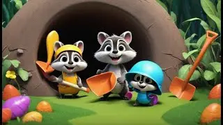 Molly Mole Digs a Tunnel | Fun Digging Song for Toddlers | Playful Animal Nursery Rhyme
