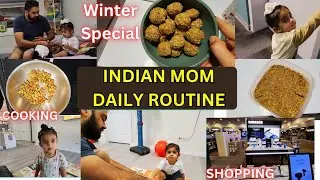 Productive Day In Life | Indian Mom Daily Vlog | Winter Homemaking | Shopping |Family vlog @brar212 