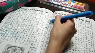 ASMR Sopa de letras || Susurros para dormir