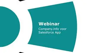 Webinar: Company.info voor Salesforce App