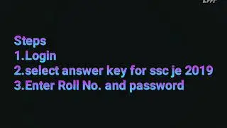 Ssc je 2019|ssc je answer key|