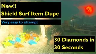Very Easy Shield Surf Item Duplication | No Bow required | Tears of kingdom latest version 1.1.1