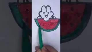 Watermelon Painting Watch till end 🔥#shorts #explore #shoryfeed