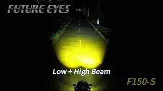 Future Eyes F150S Mini Fog Lights Auxiliary LED Motorcycle Spotlight Singapore