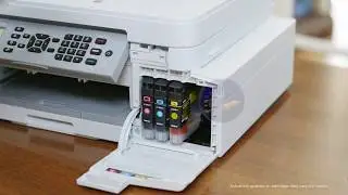 Print More and Replace Less with the MFC-J805DW INKvestment Tank Color Inkjet Printer from Brother