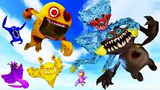 Cursed Garten of Banban 2 VS Poppy Playtime Ragdoll in Garrys Mod Huggy Wuggy Jumbo Josh Nibbler