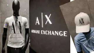 Armani Exchange October Window | Visual Merchandise Window