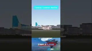 Pesawat Amfibi Landing & Takeoff Langsung #aviation #airplane #pesawat #shorts