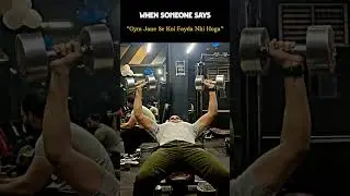 when someone says☠️ Gym Motivation 6 |No Pain No Gain #shorts